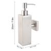 Square Shape Liquid Soap Dispenser Lotion Dispenser  Bathroom Kitchen Public Restroom