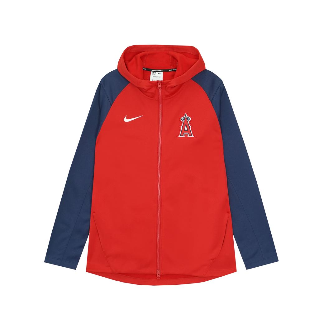 Nike X MLB Collaboration Los Angeles Angels флисовая куртка с капюшоном и длинными рукавами на молнии толстовка унисекс куртка красная 3Z3B7SBGZ-LAA