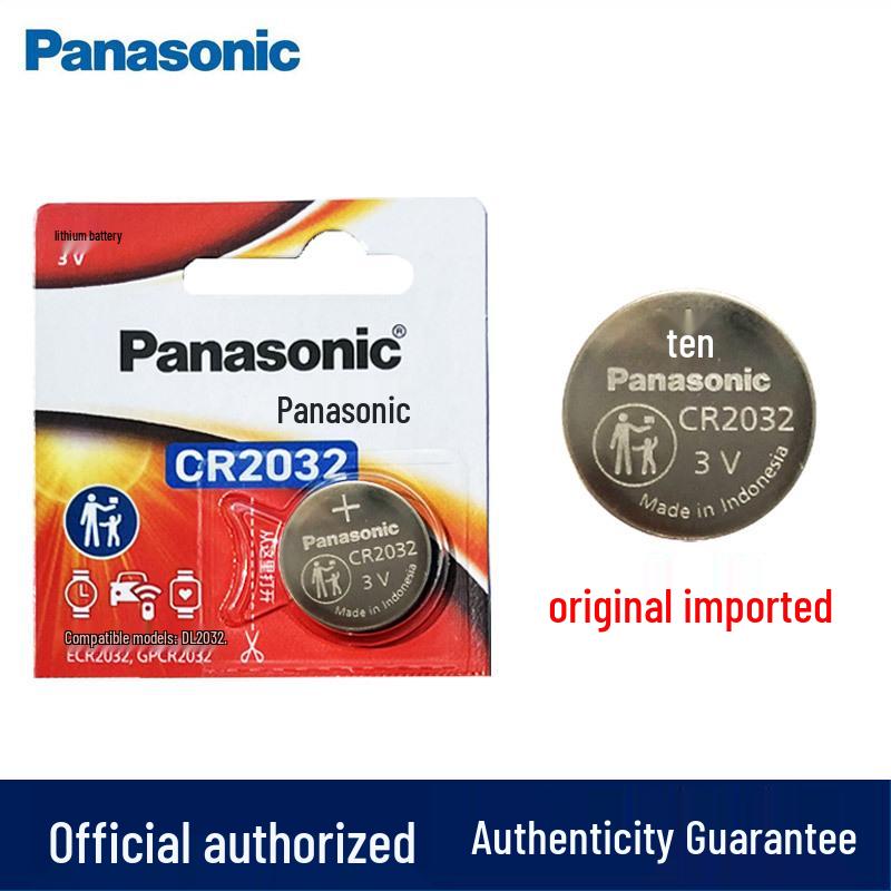 Оригинальные батарейки-таблетки Panasonic CR2032, CR2025, CR2016 3V для брелоков автомобильных ключей.