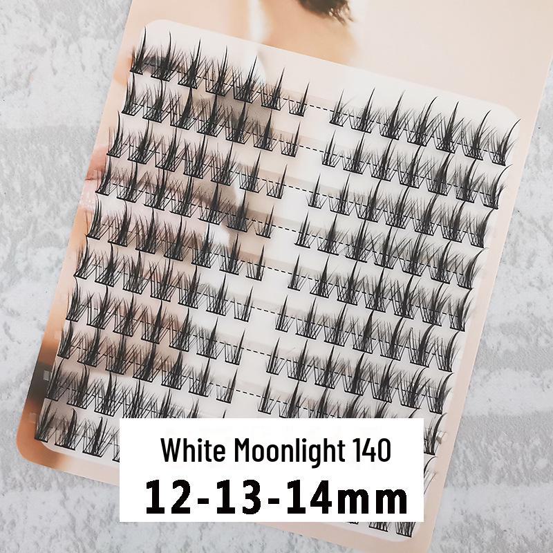 «Ленивая трилогия Подсолнух Белый Лунный свет Волшебная фея Сегментированные завитые ресницы»