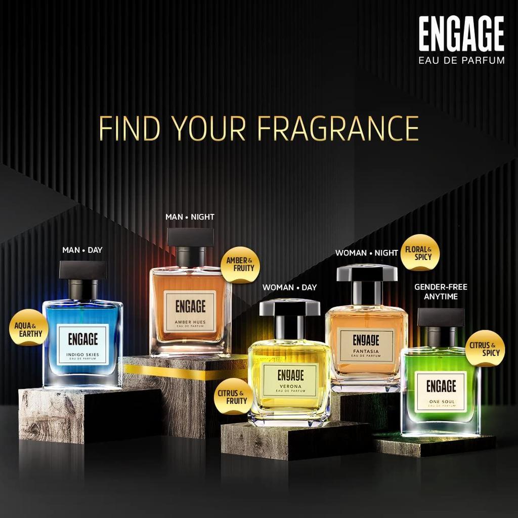 Духи Engage Amber Hues для мужчин. Стойкий запах, амбровый и теплый аромат, для особых случаев, подарок для мужчин, бесплатный тестер 3 мл, 100 мл