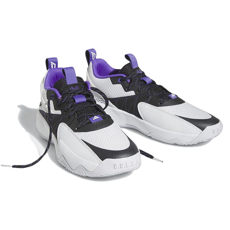 adidas Мужские кроссовки Dame Certified EXTPLY 2.0 White Purple Rush Cloud-White Core-Black ID1810