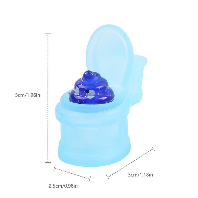 Mini Toilet Squeeze Cup Squishy Toys Pop Up Funny Fidgets Toys Stress Relief Decompression Sensory Toys for Kids Party Favors