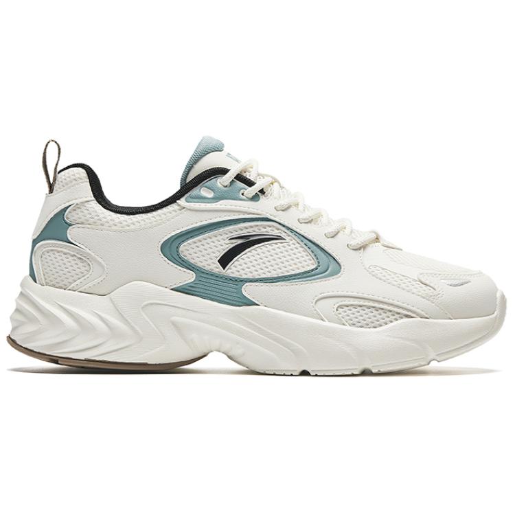 Anta Comfortable Durable Low-Top Casual Shoes Men Sneakers White Blue 112438813-3