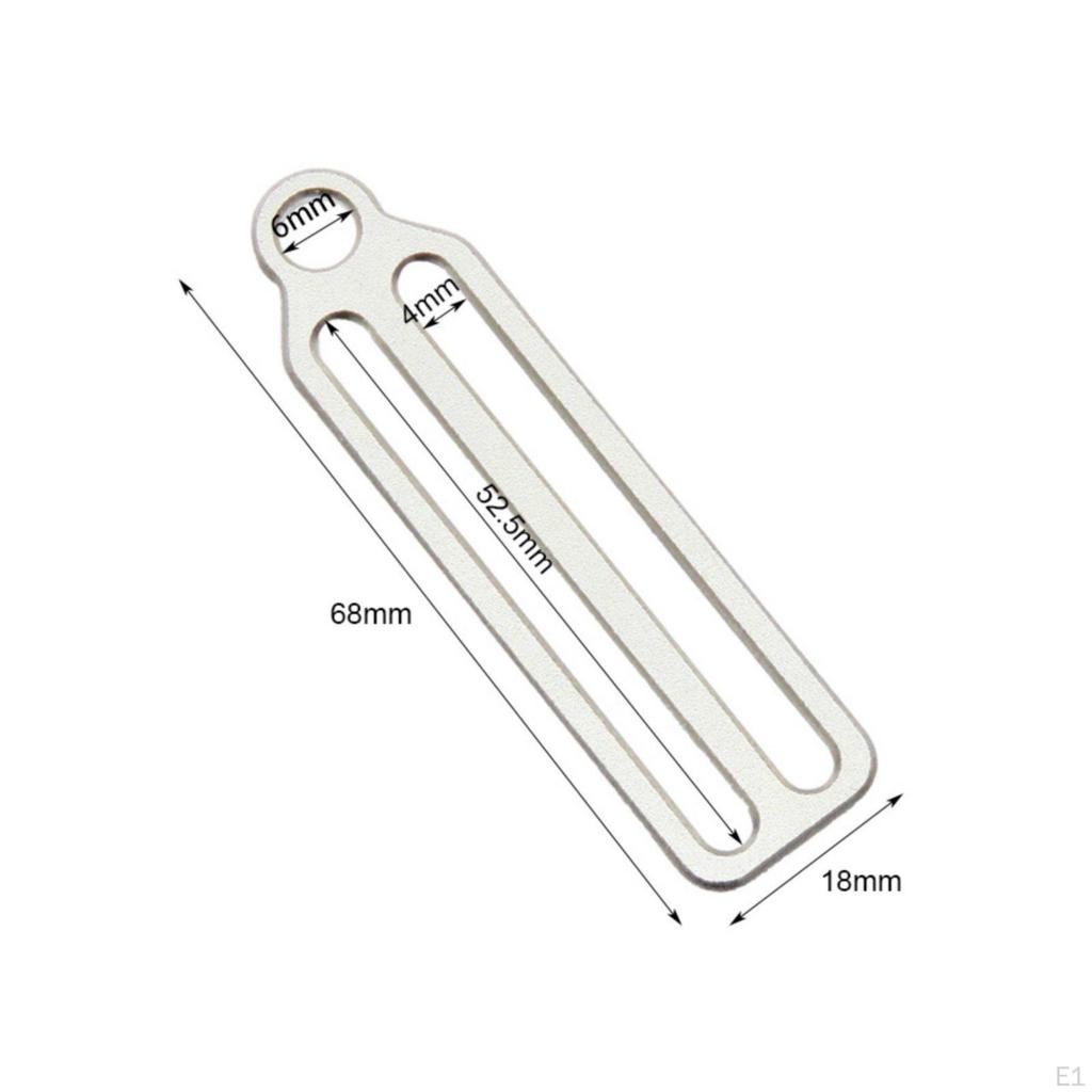 SideMount Strap Buckle Stainless MarineGrade Diving Strapping Keeper