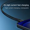 KEYSION 3A Cable For iPhone 14 13 11 Pro Max XR XS SE 2022 USB A for Lightning Fast Charging Phone Cable for Pad Mini Charger Cord