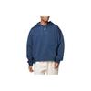 Solid Color Casual Loose Hooded Pullover Long Sleeve Sweatshirt Men Sweatshirt Blue 1387974-044