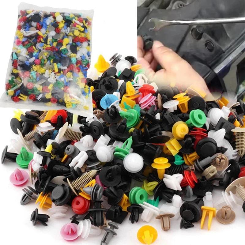 Auto Fastener Car Bumper Clips Retainer Car Fastener Rivet Universal Mixed Car Bumper Engine Expansion Clip Door Trim Panel Snap