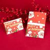 50Pcs Christmas Greeting Card Kids Mini Christmas Blessing Greeting Cards Envelope New Year Postcard Gift Card Xmas Party