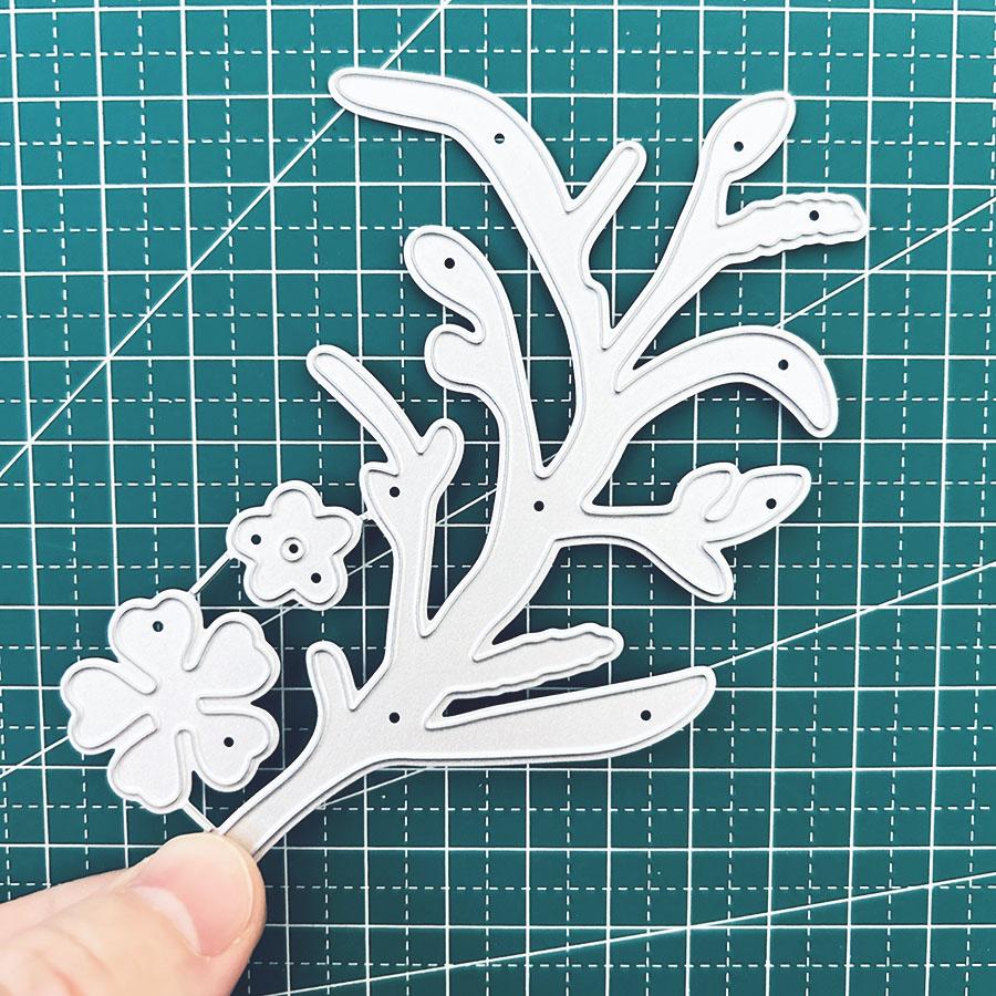 Flower Die Cuts for Card Making,Cutting Dies, Metal Die Cutting Mold, Scrapbooking Dies, DIY Etched Embossing Stencil for Crafts