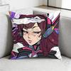 Game OOverwatchS Pillow Case Square DoubleSided Printing Short Plush Sofa Cushion Cover Bedroom Bedside Pillow