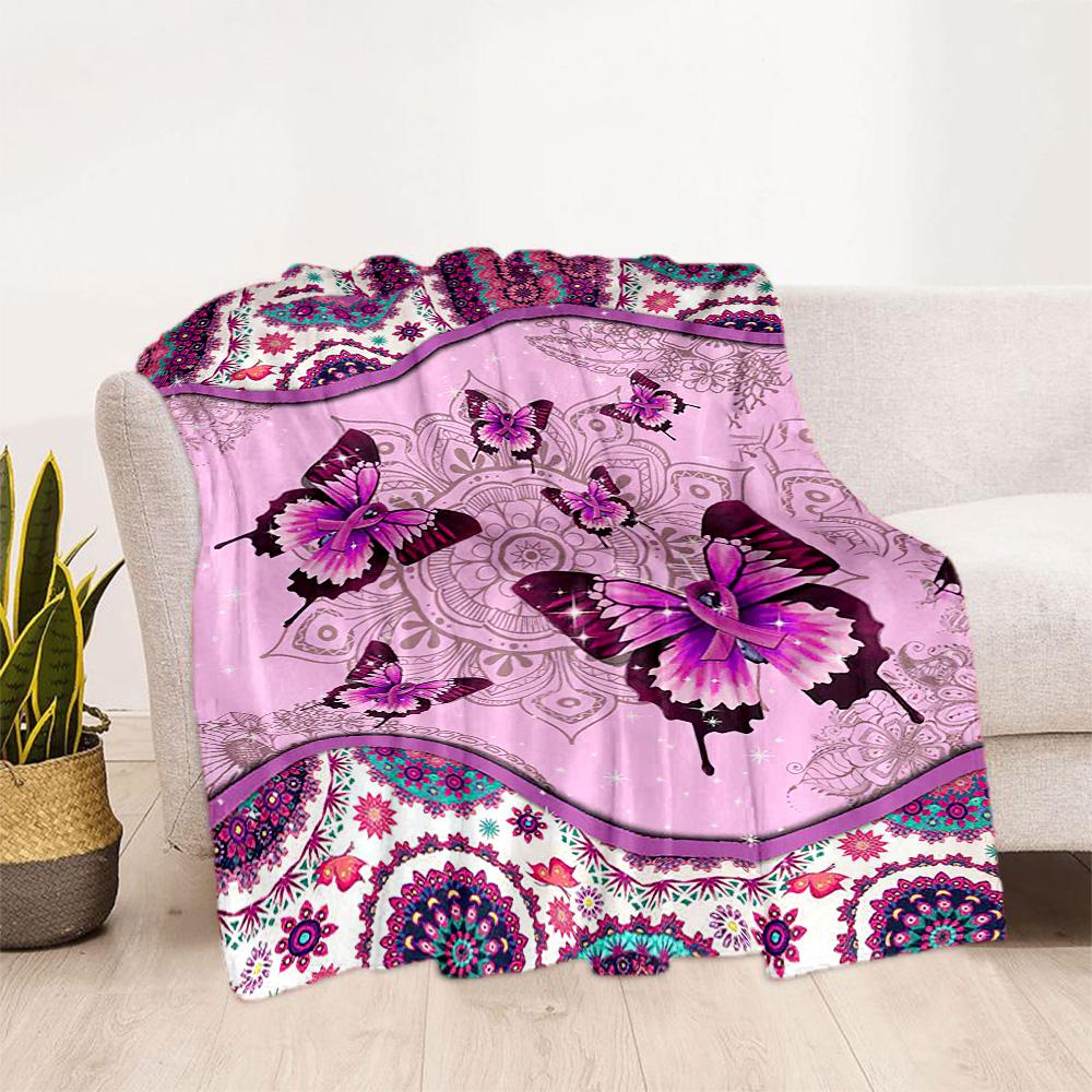 Cosmic Butterfly Mandala Blankets are suitable for living rooms, bedrooms, camping, and other places, making them an ideal choice for gifts.