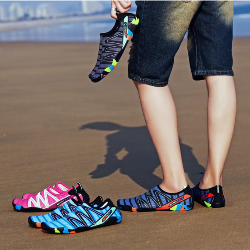 Быстросохнущая обувь для пляжа босиком для мужчин и женщин, нескользящая обувь для водных видов спорта, сверхлегкая обувь для дайвинга в открытом море