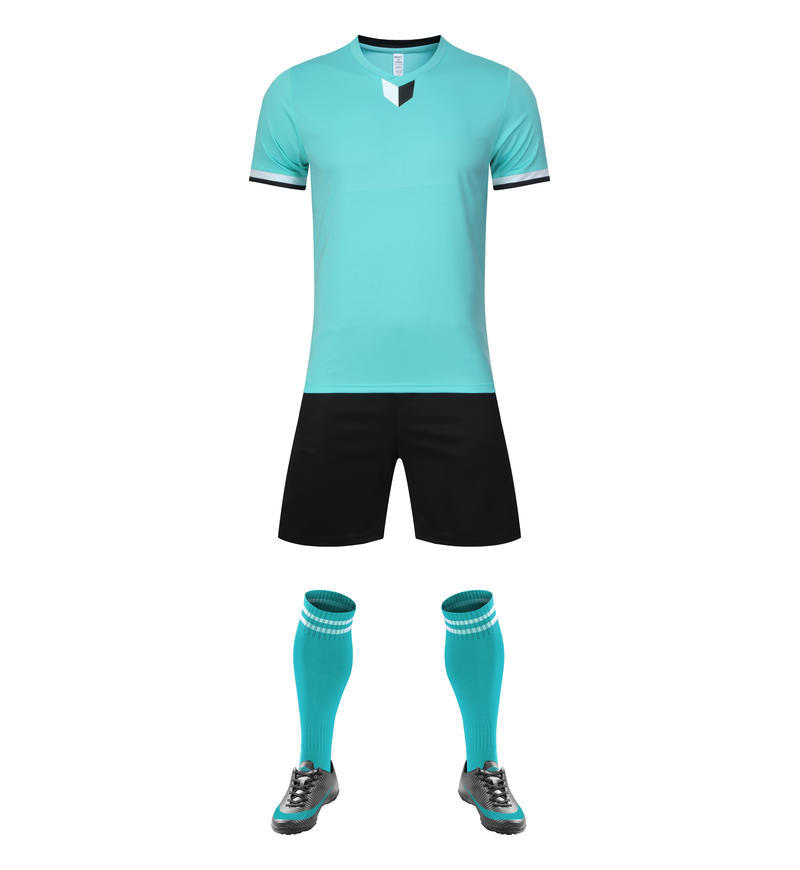 Short-Sleeved Football Jersey Set Men'S And Children'S Long-Sleeved Football Sports Quick-Drying Training Jersey Z107 Quick-Drying Breathable