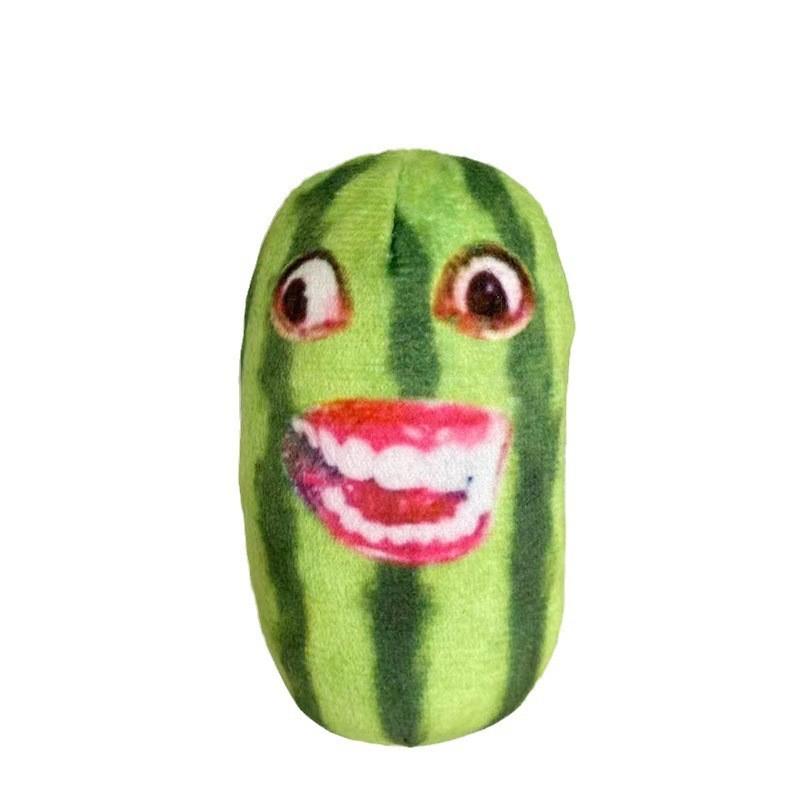 Милый плюшевый брелок Арбузная полоска Семейный мем Мягкая игрушка Тикток Горячая распродажа