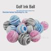 Golf Ball Ink Ball EVA Foam Pet Toy - Colorful Soft Indoor Practice Ball