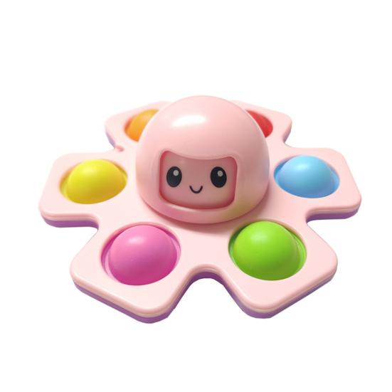 Спиннер Непоседа в форме Осьминога, Вращающийся Гироскоп для Снятия Стресса, Портативный Декомпрессионный Спиннер, Помощь для Концентрации