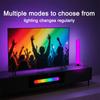 RGB Pickup Light Music Rhythm Lights Upgraded USB Rechargeable Model Christmas Decoration Desktop RGB Light Bar Music Rhythm