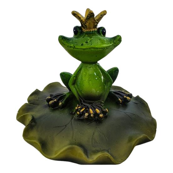 Floating Frog Decoration Pond Frog Decoration Resin Lying Frog Figure for Outdoor Garden Pond Swimming Pool Decor