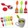 Household Silicone Tea Strainer Sweet Leaf Pattern Tea Filter Teapot for Loose Leaf Herbal Spice Filter Tools