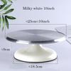 Baking Tools Aluminum Alloy Birthday Cake Turntable Plastic Ceramic Turntable Glass Turntable 10/12 INCH Flower Mounting Table