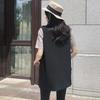 Korean Style Women's Sleeveless Waistcoat – Medium/Long, Large Size, Net Celebrity Spring Wear