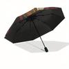 Devilish Pentagram Goat Head Sticker DecalUmbrella, Portable 3-Fold Compact Umbrella,Christmas Gift ES498