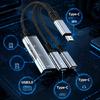 USB-C на USB-адаптеры с быстрой зарядкой, 3,5-мм аудиовыходом, слотами для карт памяти для передачи данных, для устройств Phone 15/16/17