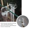 Fish Tank Feeding Shrimp Feeder Tube 88mm with Fixing Bracket for Aquarium