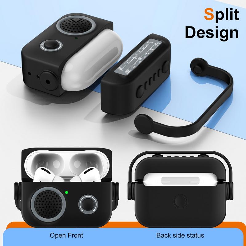 Креативный чехол для наушников в виде радиоприемника для AirPods 4-го поколения Pro 3, чехол для Bluetooth-гарнитуры для AirPods Pro 4 3 2, противоударный зарядный кейс для беспроводных наушников