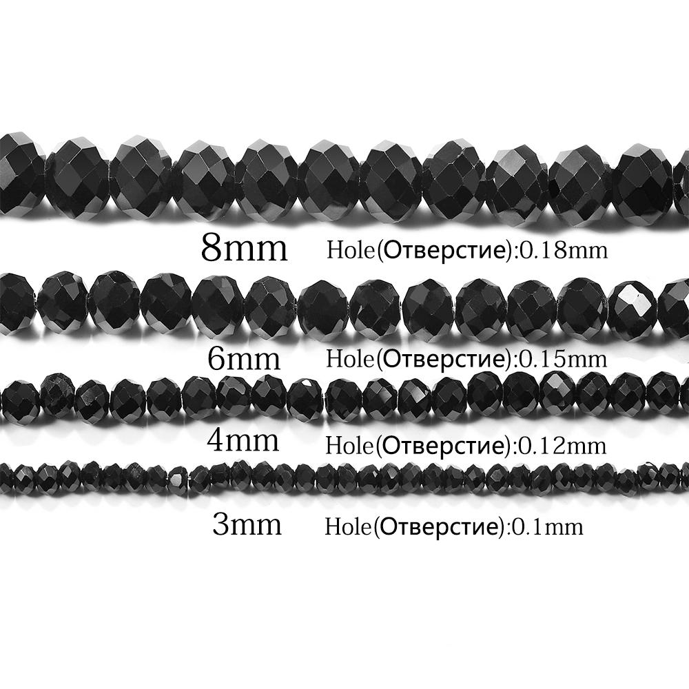 70-300 шт. 3/4/6/8 мм полупрозрачные чешские хрустальные стеклянные бусины граненые красочные бусины-разделители для DIY браслетов принадлежности для изготовления ювелирных изделий