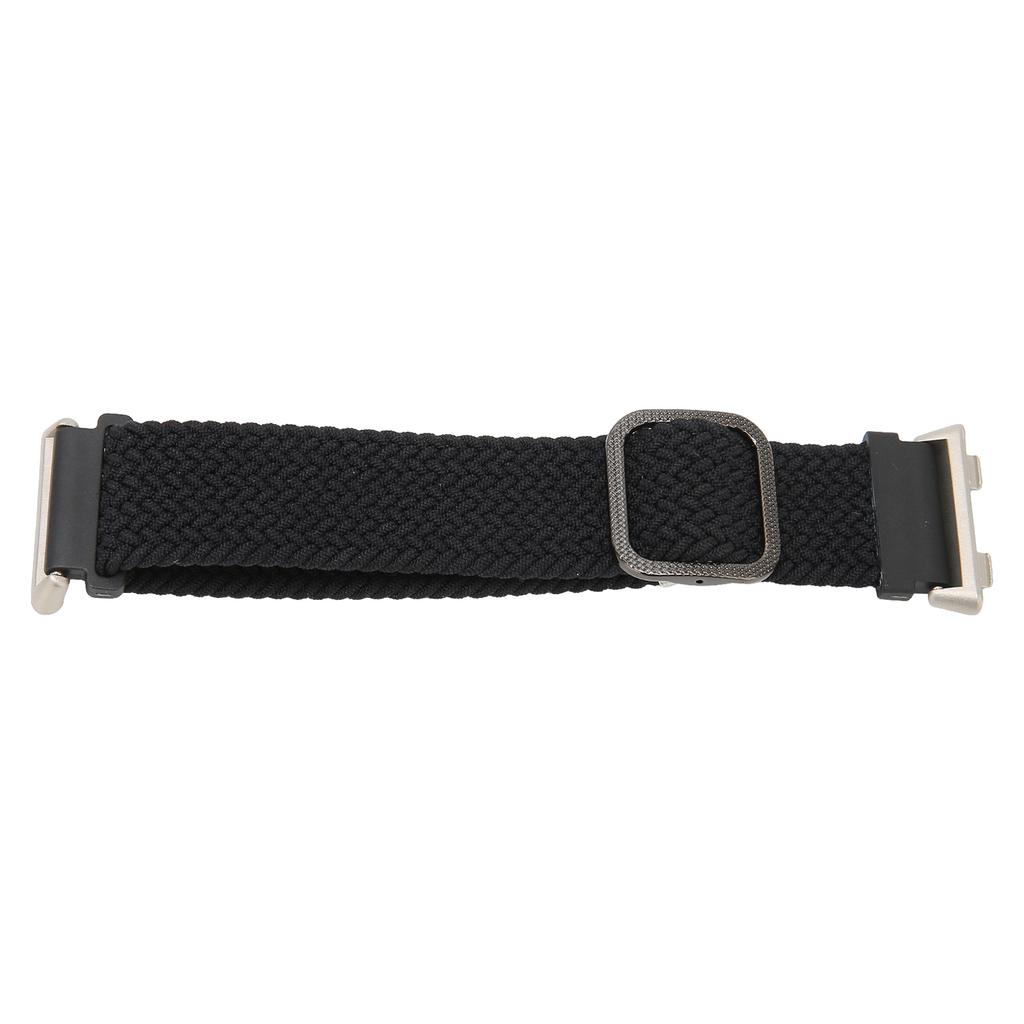 Adjustable Smartwatch Strap for Oppo Watch 2 46mm Knitting Elastic Loop Watchband ReplacementBlack