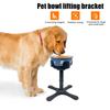 Подставка для миски для собак с 3 уровнями высоты, регулируемая подставка для кормления домашних животных, наклоненная на 15 градусов, держатель для миски для собак средних и крупных пород