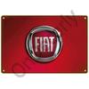 Металлическая вывеска для гаража FIAT, Настенный декор с логотипом автобренда 20x30см