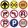 Wood STOP Traffic Round Sign, Circular Wooden Wall Decor for Road, Bar, Coffee, Garage Wall, Diner, Pub, Fun Kitchen Tin Signs for Door, Wall, Home,