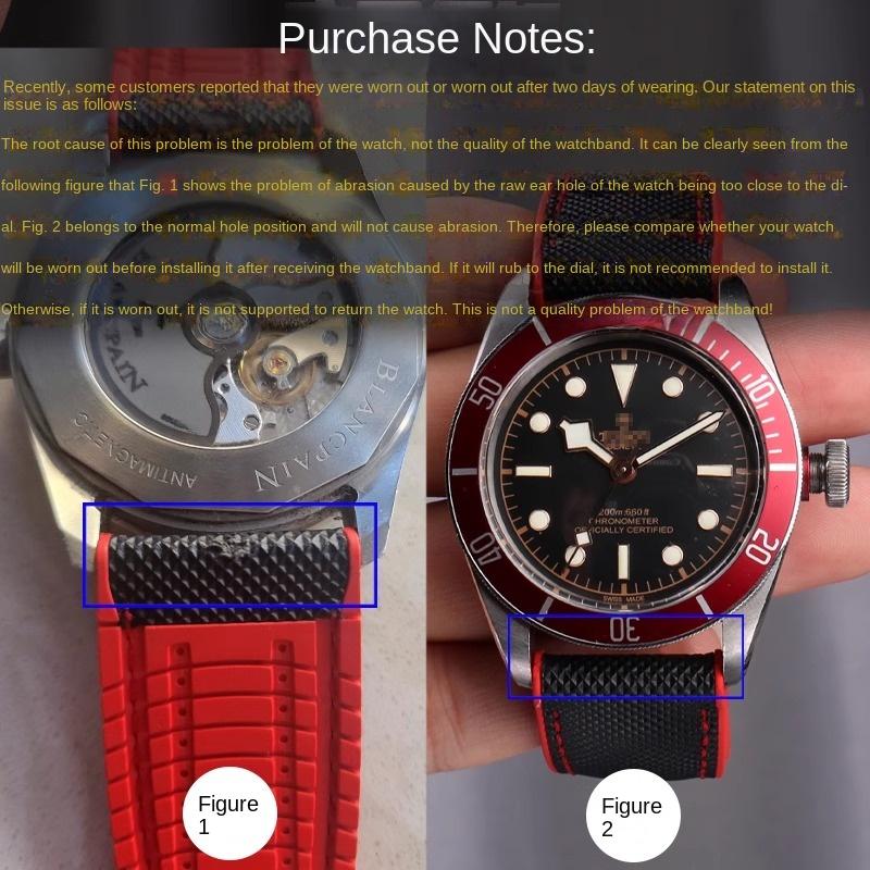 20 мм 21 мм 22 мм 23 мм 24 мм Унисекс Высококачественный нейлоновый ремешок с резиновой нижней частью Водонепроницаемый ремешок для часов для любой марки часов Мужской браслет