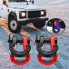 2 Pieces D Ring Split Shackles Towing Steel Spare Parts Premium Heavy Duty for Off Road