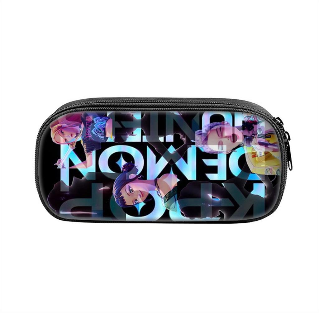 Печатный пенал для канцелярских принадлежностей с принтом ведьм для девочек, для учеников начальной и средней школы