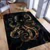 3D HD Ковер с принтом осьминога Компьютерная комната Игровая комната Нескользящий Декоративный коврик Гостиная Спальня Офис Ковер большой площади Отличный подарок