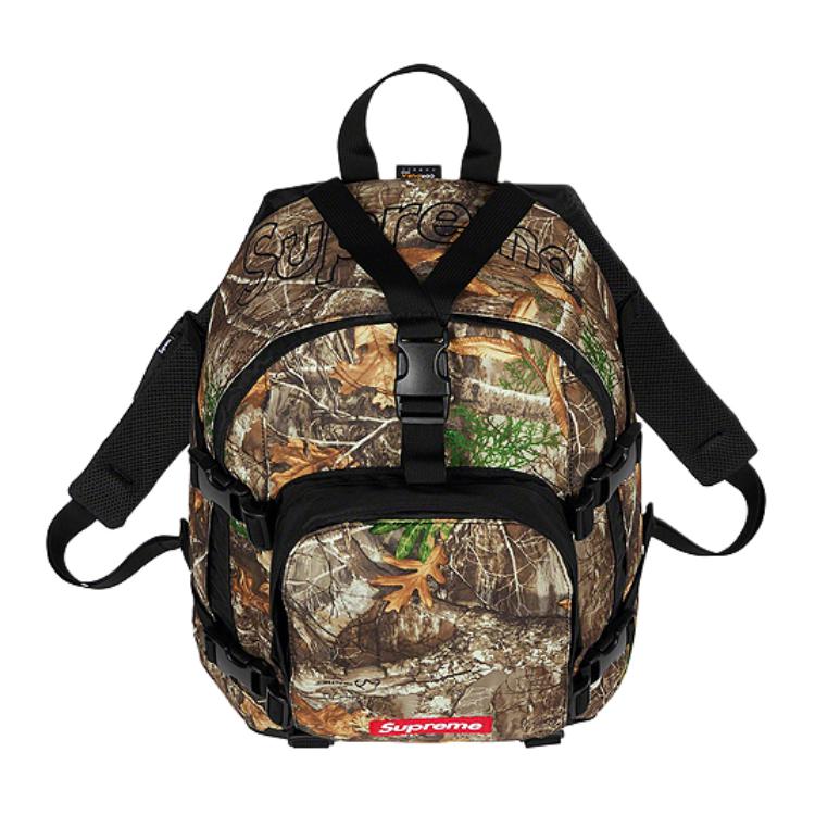 Supreme Nylon Fabric Travel Bag Backpack Unisex Multicolor SUP-FW19-014