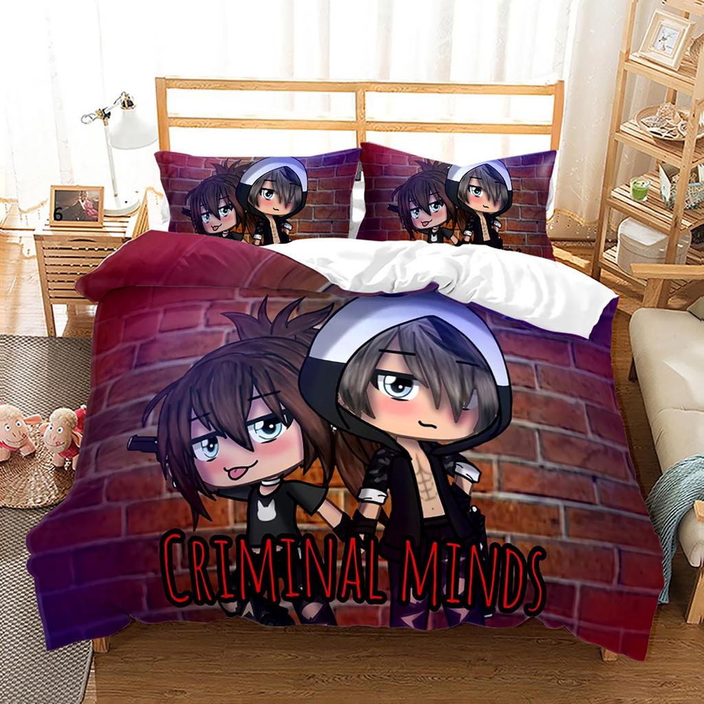 Новый комплект постельного белья Gacha Life Односпальный Twin Full Queen King Size Комплект постельного белья Gacha Life Взрослый Ребенок 004 Высокое качество
