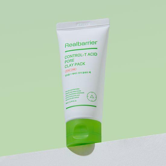Real Barrier Control-T Кислотная глиняная маска для пор 80 мл