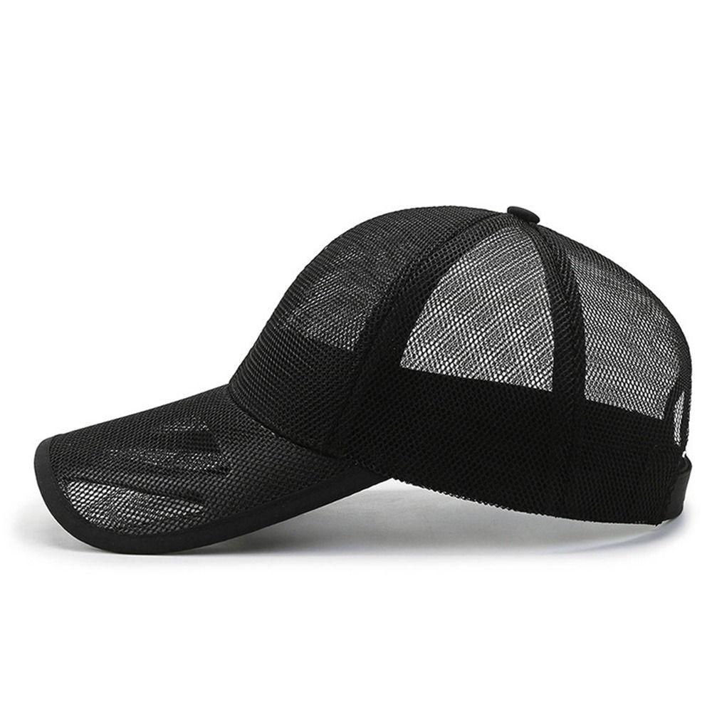 Breathable Men Women Fashion Sun Protection Caps Baseball Cap Summer Sunscreen Hats Full Mesh Hats