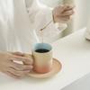 Light Luxury Ceramic Coffee Cup And Saucer Set High Value Cup Household Ceramic Cup Creative Office Water Cup