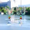 Suncatcher Butterfly Crystal Gifts for Mom, Sister Birthday Gifts, Mom Gifts from Daughter Son for Mom Mothers Day Thanksgiving Hanging Ornament