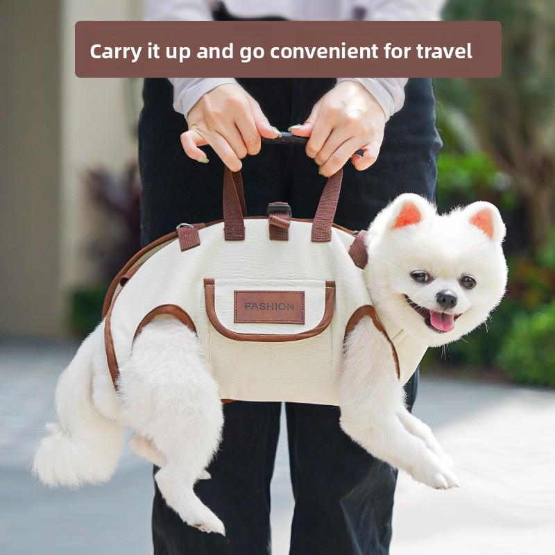 Портативный одноплечевой дышащий ручной рюкзак-переноска для кошек для маленьких и средних домашних собак при выходе на улицу
