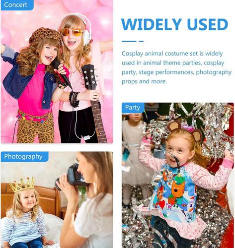 Monkey Headband Costume Accessories For Kids With Ears And