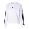 adidas Женская короткая свободная толстовка с круглым вырезом