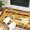 Ancient Egyptian Hieroglyphics Office Rug Chair Mat, Entryway Carpet, Suitable for Front Door, Bedroom, Living Room, Desk, Holiday Gift