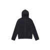 Sports Style Zip-Up Hooded Jacket Men Outerwear Black GM6531